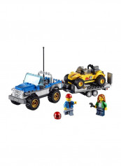222-Piece City Dune Buggy Trailer Building Set