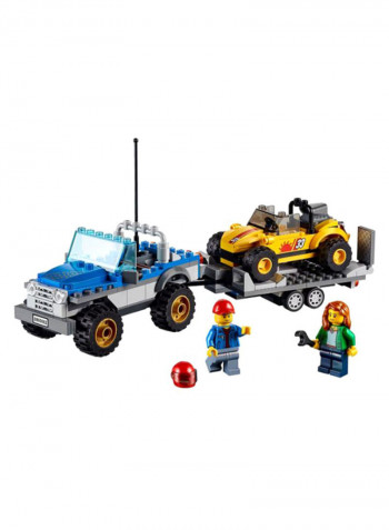 222-Piece City Dune Buggy Trailer Building Set