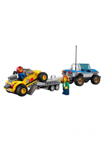 222-Piece City Dune Buggy Trailer Building Set