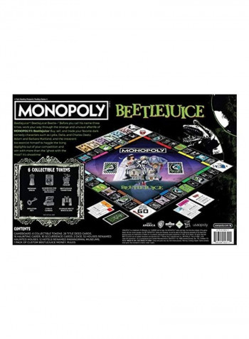 Monopoly Beetlejuice Board Game
