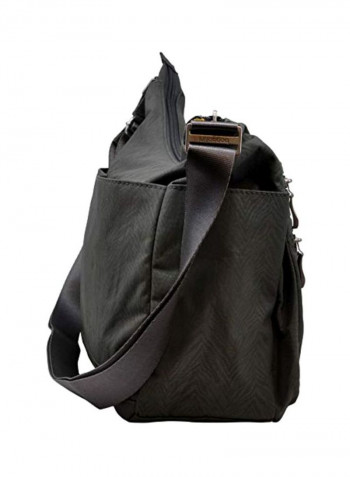 Everywhere RFID Blocking Crossbody Bag Pewter Zebra