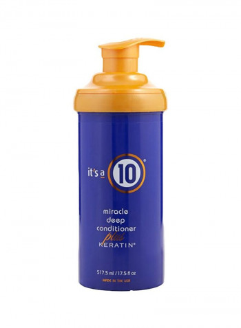 Keratin Plus Miracle Deep Conditioner 17.5أوقية