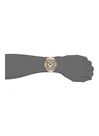 Men's 18k Gold Ion-Plated Stainless Steel Analog Watch 21441