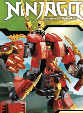 102-Piece Ninjago Kais Fire Mech Building Set 70500