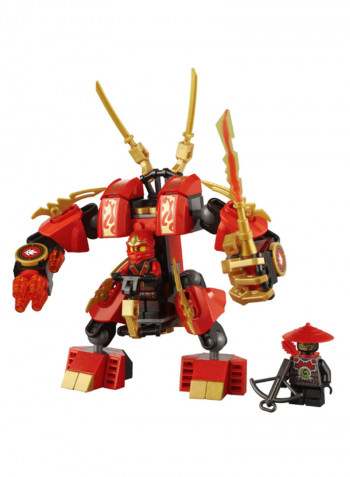 102-Piece Ninjago Kais Fire Mech Building Set 70500