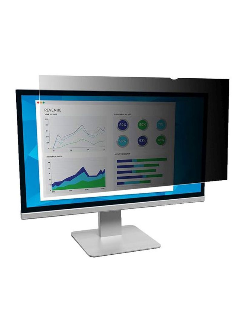 Privacy Filter For 19-Inch Diagonal Standard Monitor Black/Clear