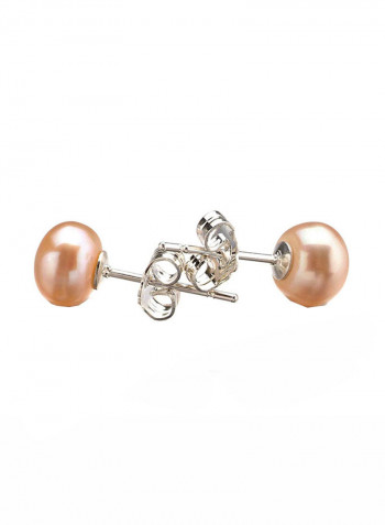 Freshwater 925 Sterling Silver Cultured Pearl Earrings