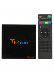 HD Graphics 4K Media Player Smart TV Set Top Box T10 PRO WT2097 Black