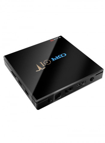 HD Graphics 4K Media Player Smart TV Set Top Box T10 PRO WT2097 Black