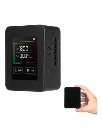 Air Quality Monitor TVOC Meter Black