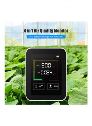 Air Quality Monitor TVOC Meter Black
