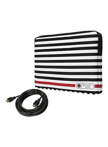 Sleeve Case For Laptop/Tablet Red/Black/White