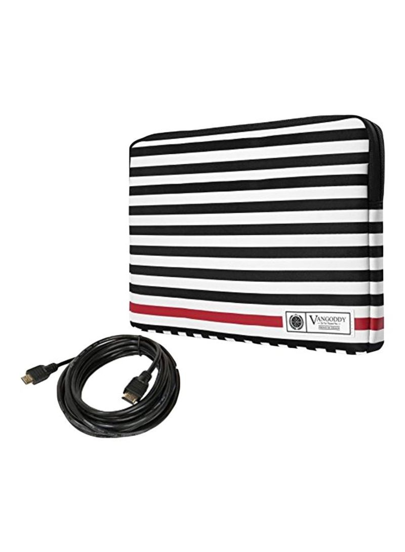 Protective Sleeve With HDMI Cable For Lenovo Legion/IdeaPad/Thinkpad 17.3-Inch Black/White/Red