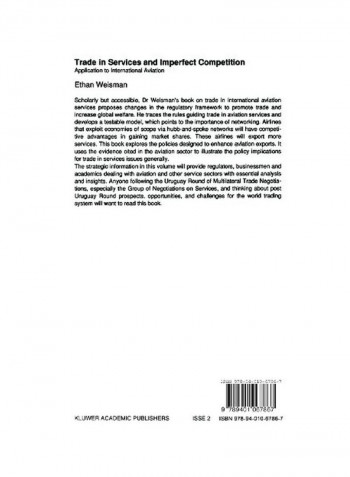 Trade In Services And Imperfect Competition Paperback