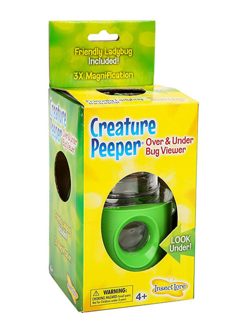 Creature Peeper With 3x Magnified Views From Above And Below 3.8 x 4 x 6inch