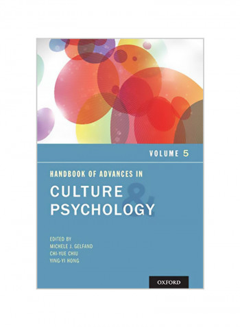 Handbook Of Advances In Culture And Psychology, Volume 5 Paperback