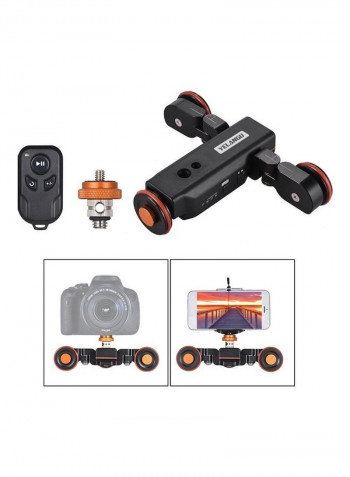 L4 PRO Motorized Camera Video Dolly with Scale Indication Black