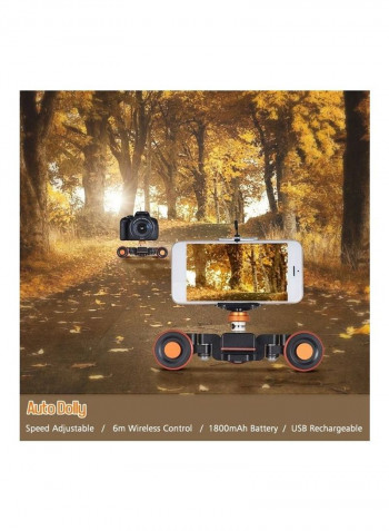 L4 PRO Motorized Camera Video Dolly with Scale Indication Orange/Black
