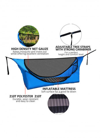 Outdoor Leisure Hammock With Mosquito Net 55x13x25cm