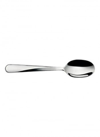 6-Piece Stainless Steel Spoons Set Silver