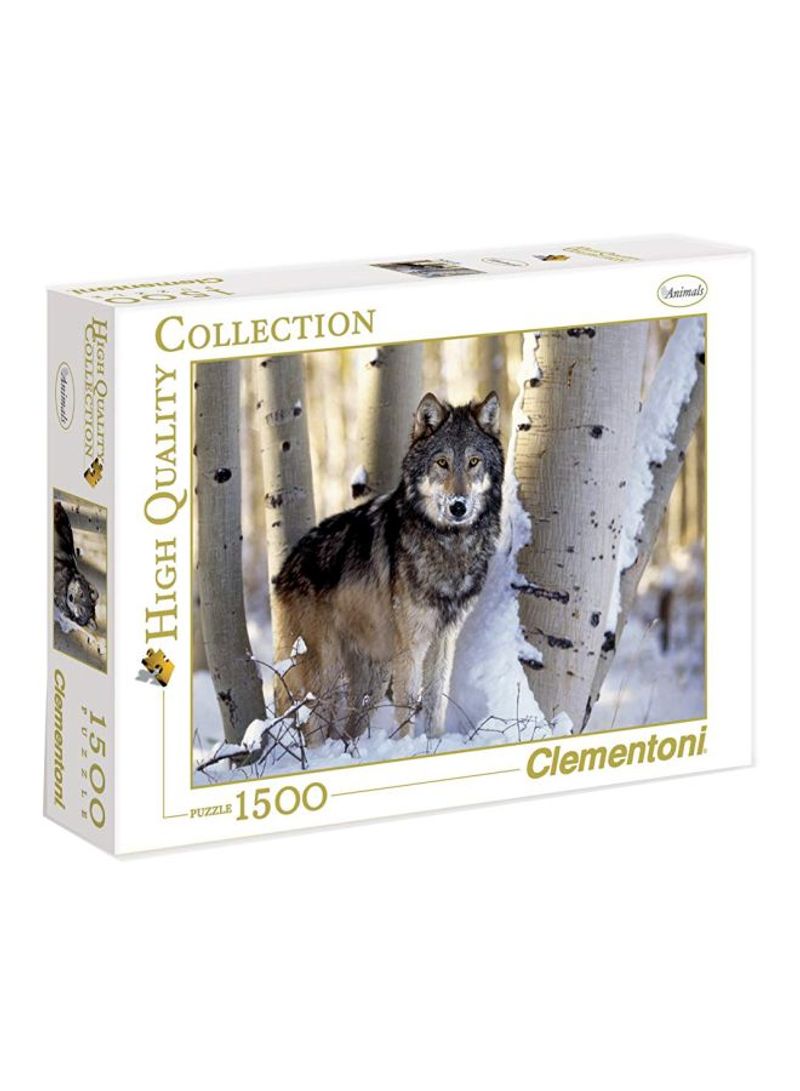 1500-Piece Winter Hunting Jigsaw Puzzle
