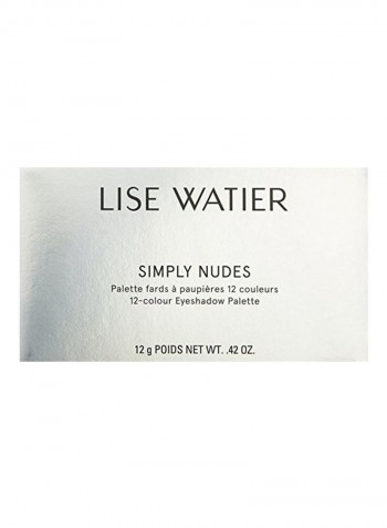 12-Shaded Eyeshadow Palette Simply Nudes