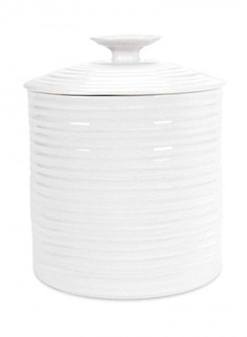 Conran Canister With Lid White