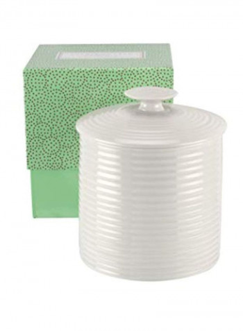 Conran Canister With Lid White