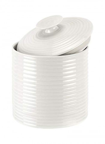 Conran Canister With Lid White