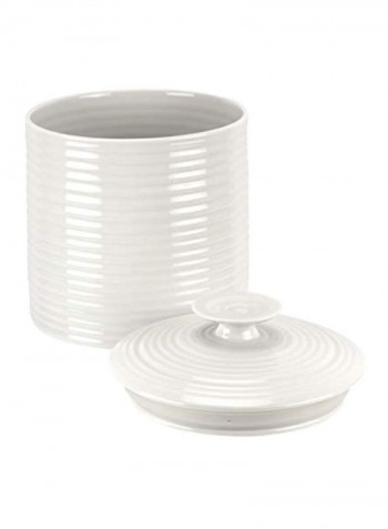 Conran Canister With Lid White