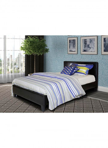Lakenya Single Bed Dark Brown