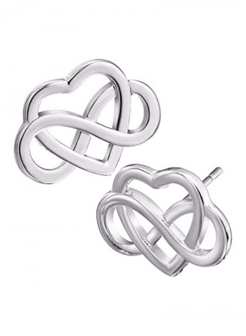 Infinity Heart  Metal Studs