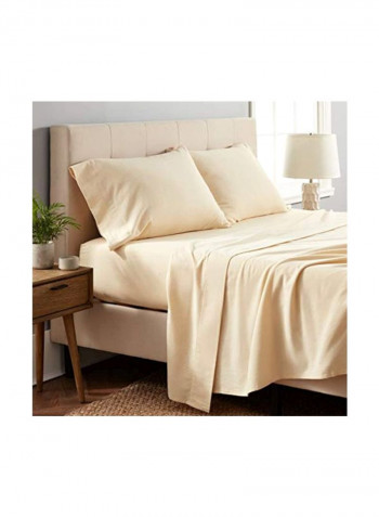 4-Piece Bed Sheet Set Marzipan Queen