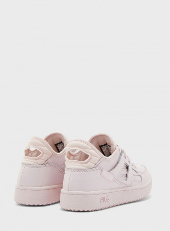 Women's Cage Lace-Up Sneakers Pink