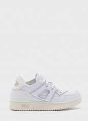 Women's Cage Lace-Up Sneakers White