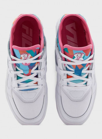 Women's Cage Low 90's Lace-Up Trainers Multicolour