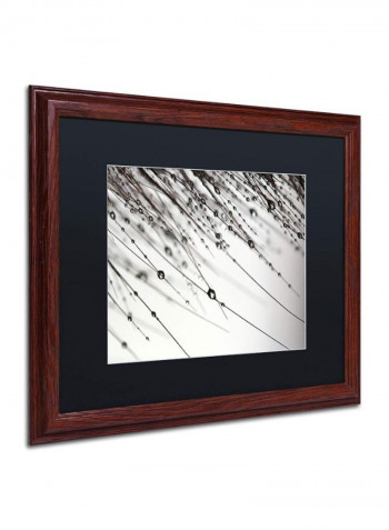 Her Wishes Wooden Framed Wall Art Black/White 16 x 20inch
