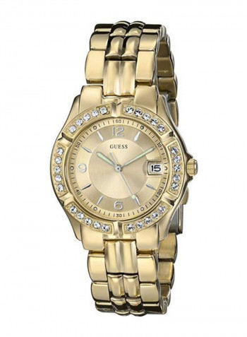 Women's Stainless Steel Two-Tone Crystal Accented Watch