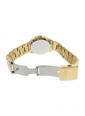 Women's Stainless Steel Two-Tone Crystal Accented Watch