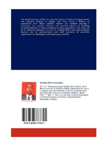 Problems And Prospects Of Industrial Unrest In Nigeria Paperback