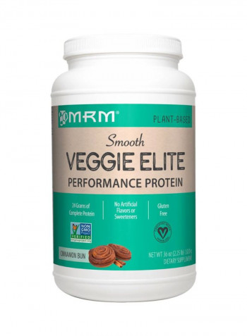 Smooth Veggie Elite Performance Protein Dietary Supplement - Cinnamon Bun