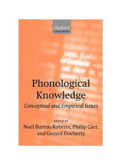 Phonological Knowledge: Conceptual And Empirical Issues Paperback