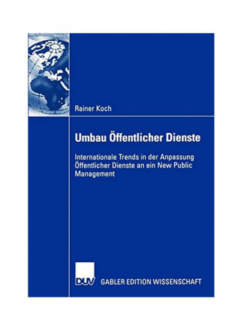 Umbau Offentlicher Dienste Paperback