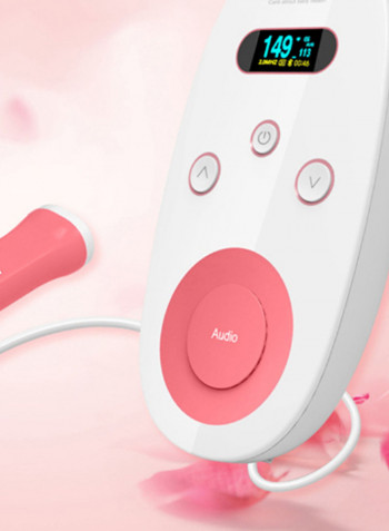 Ultrasonic Baby Heartbeat Doppler Fetal  Monitor With Probe