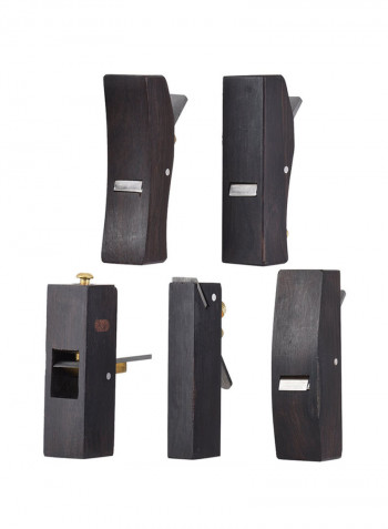5-Piece Woodworking Plane Cutter Ebony Luthier Tool Set