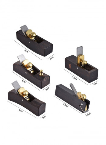 5-Piece Woodworking Plane Cutter Ebony Luthier Tool Set
