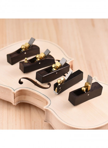 5-Piece Woodworking Plane Cutter Ebony Luthier Tool Set