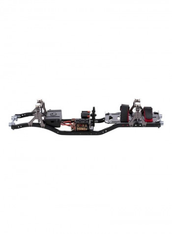Metal RC Car Frame Carbon Fiber Chassis Beam With 540 Motor