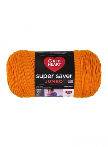 Red Heart Super Saver Jumbo E302C, Pumpkin Pumpkin