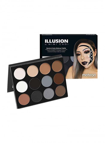 12 Exclusive Illusion Color Palette Multicolour